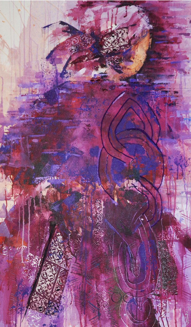 Sri Irodikromo, 'Baka sei', mixed media on canvas, 68x114cm, 2011  - USD 900 / PHOTO Readytex Art Gallery/William Tsang