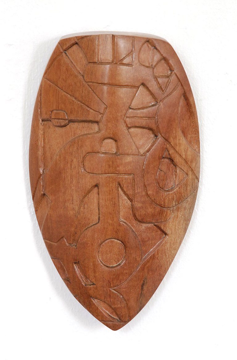 Roddney Tjon Poen Gie, ‘Afaka mask II’, mahogany, 13x23x4cm, 2009 - USD 225 / PHOTO Readytex Art Gallery/William Tsang